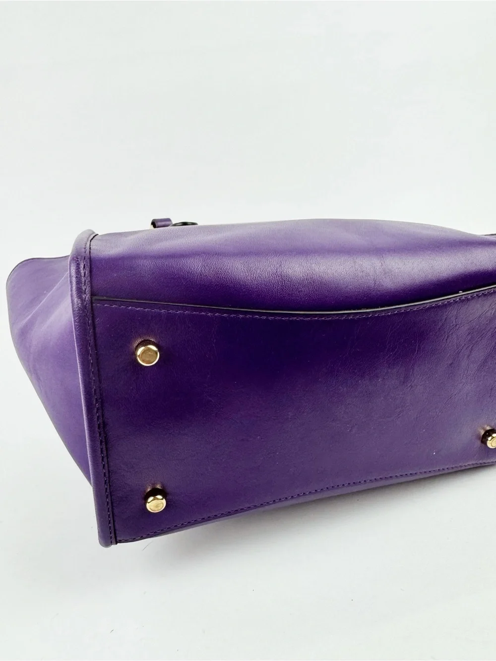 Coach purple leather
